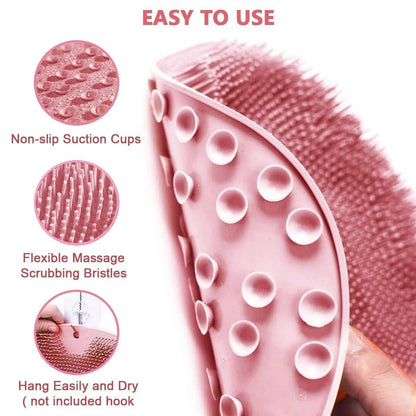 Soft Silicone Bath Scrubber for Feet & Body