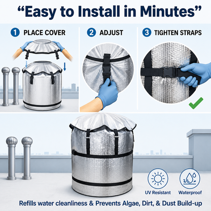 Climate Protect Insulated Heat Proof Water Tank Cover