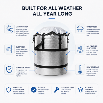 Climate Protect Insulated Heat Proof Water Tank Cover