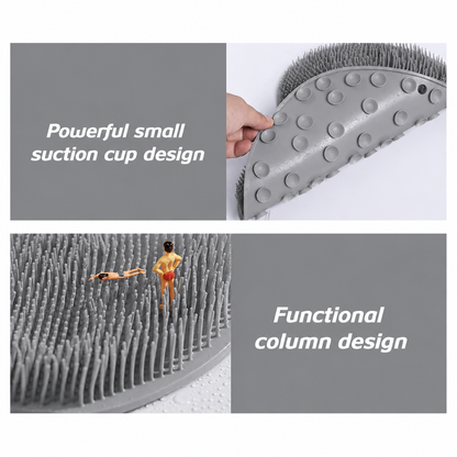Soft Silicone Bath Scrubber for Feet & Body (pack of 2)