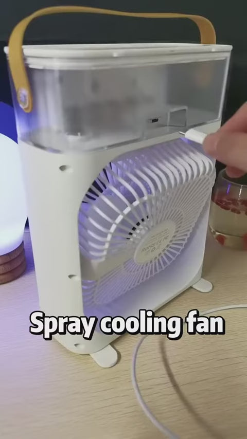 Portable Humidifier Air Cooler Mist Fan