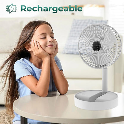 Folding Rechargeable Table Fan
